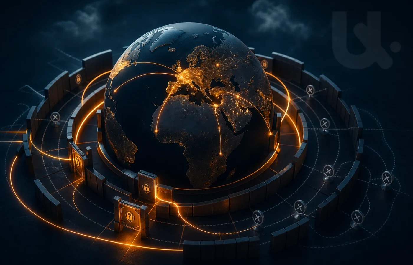 Protezione geografica del traffico Internet tramite geoblocking