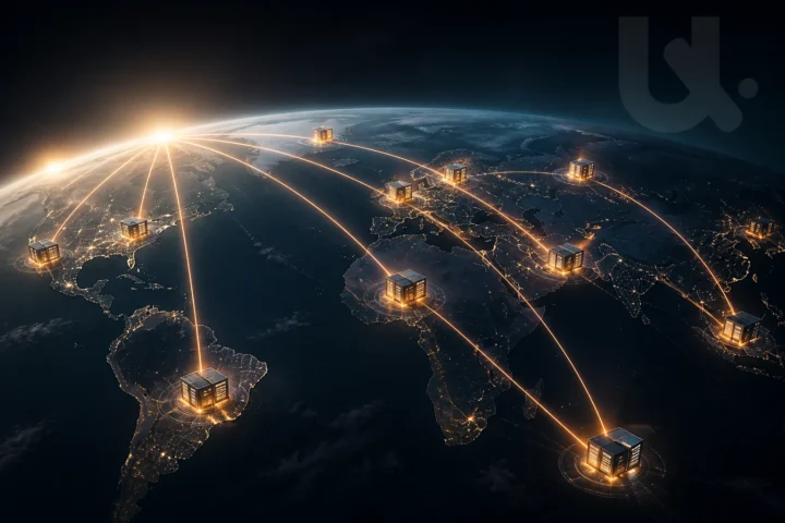 Rete Anycast globale con percorsi a bassa latenza